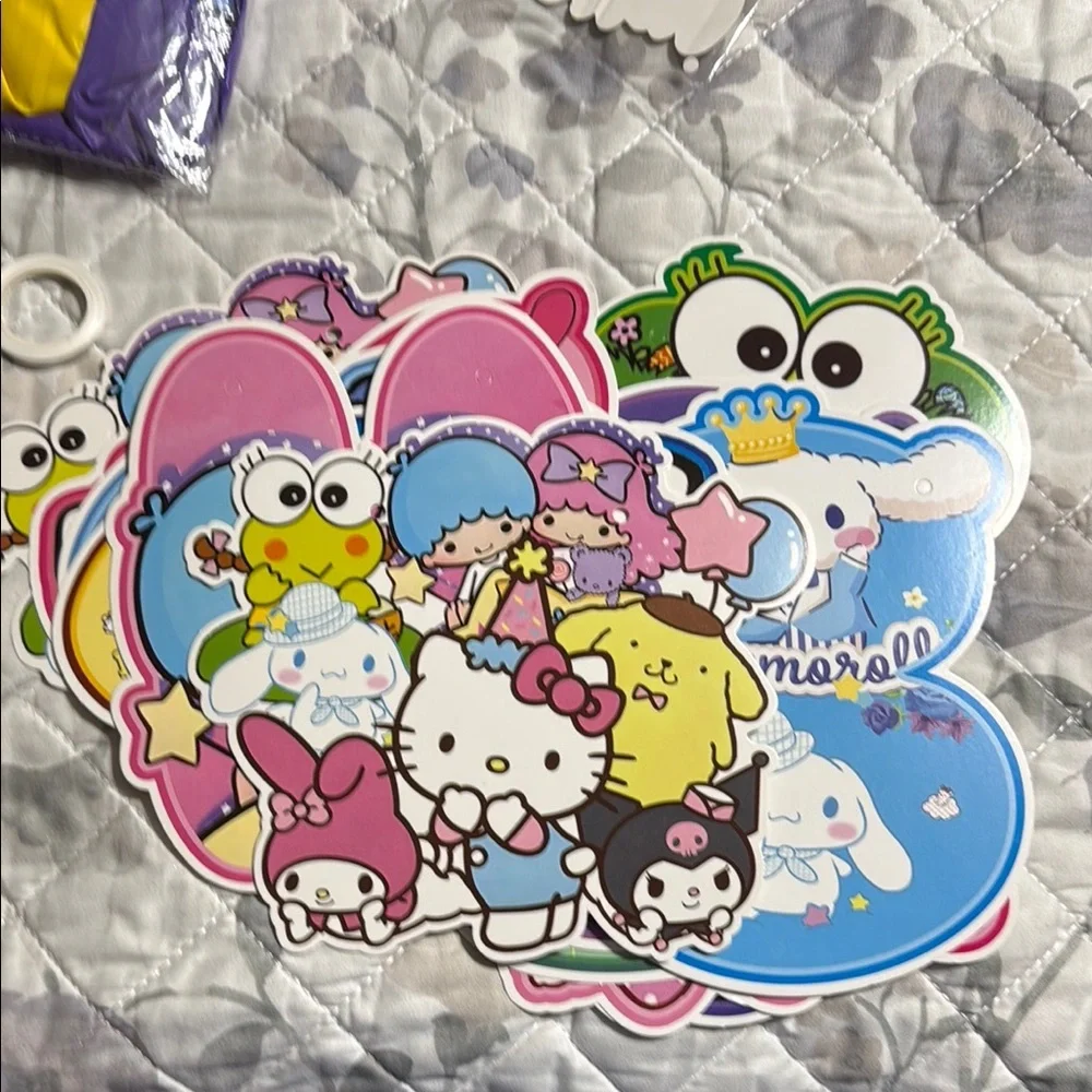 NWT Colorful Cartoon Character party decorations